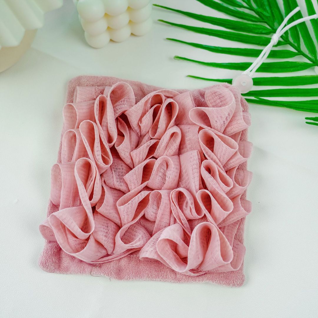 ScrubEase™ Loofah Washcloth
