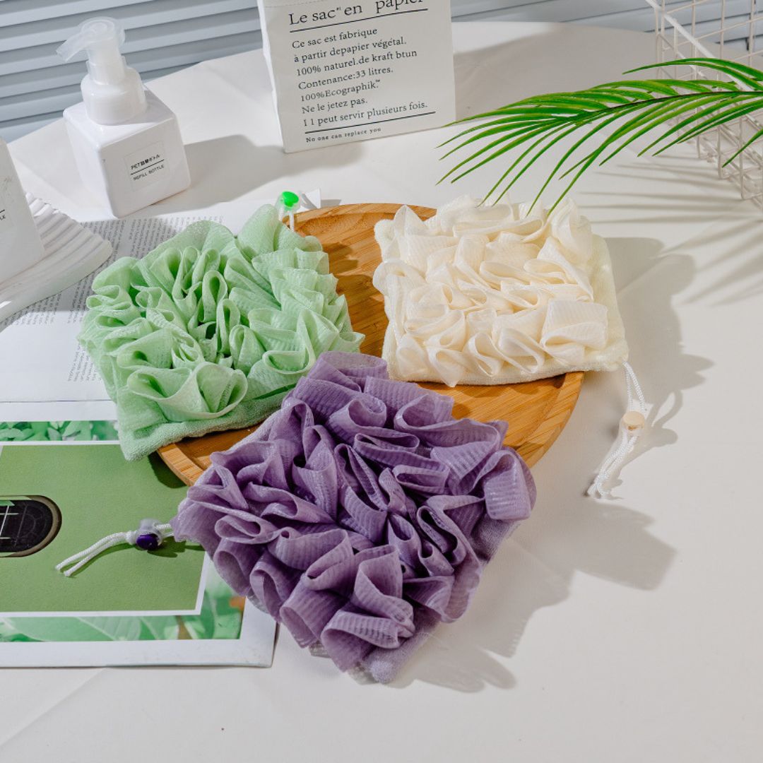ScrubEase™ Loofah Washcloth
