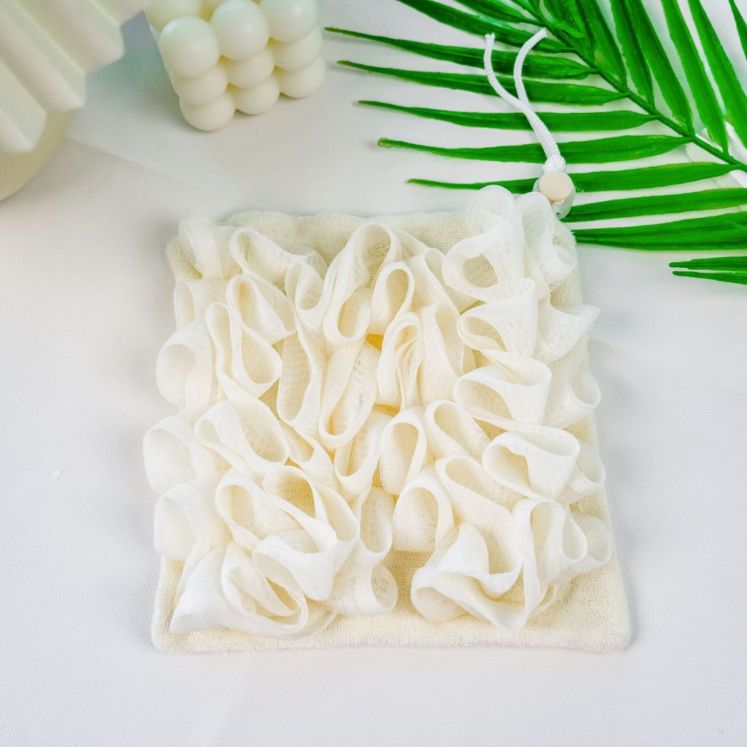 ScrubEase™ Loofah Washcloth